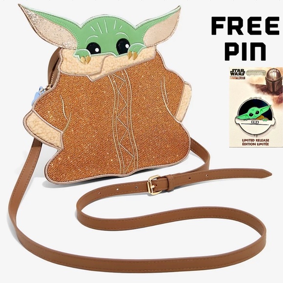 Star Wars Handbags - Star Wars Baby Yoda Danielle Nicole Crossbody Bag